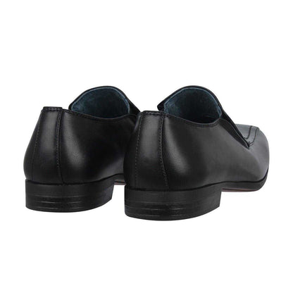 Black - Back - Giorgio Boys Bourne Slip-on Shoes