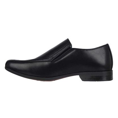 Black - Side - Giorgio Boys Bourne Slip-on Shoes
