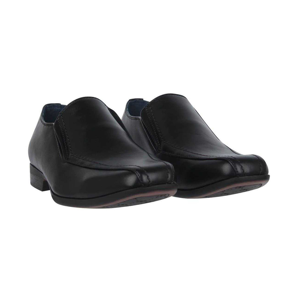 Black - Pack Shot - Giorgio Boys Bourne Slip-on Shoes