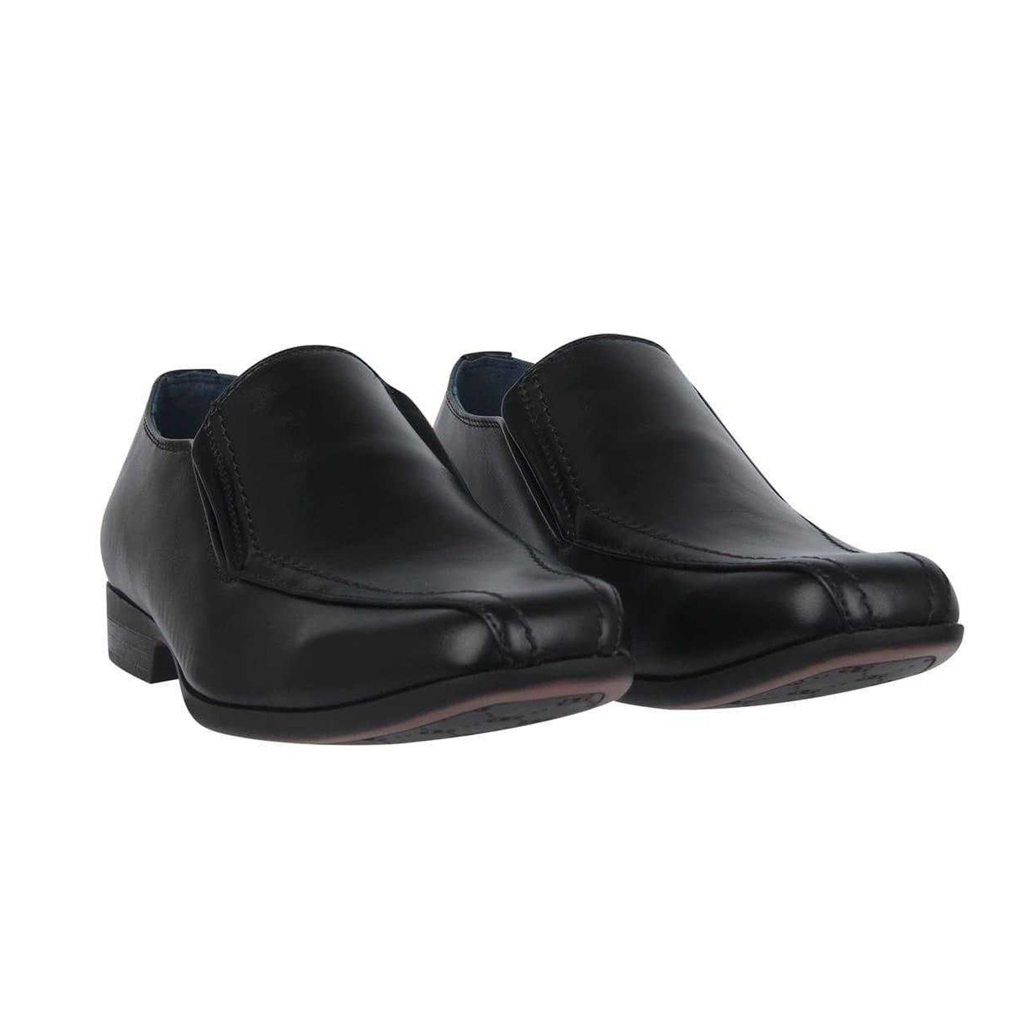 Black - Pack Shot - Giorgio Boys Bourne Slip-on Shoes