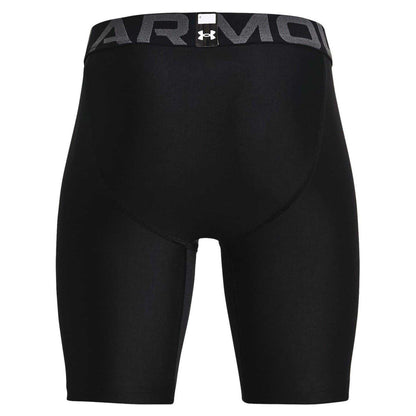 Black - Back - Under Armour Childrens-Kids HeatGear Compression Shorts