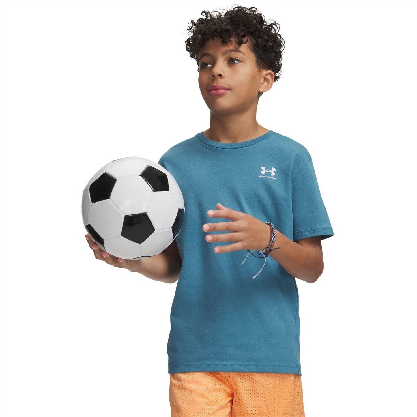 Blue - Lifestyle - Under Armour Boys Logo Short-Sleeved T-Shirt