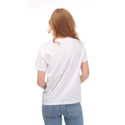 White - Back - Armani Womens-Ladies Regular T-Shirt