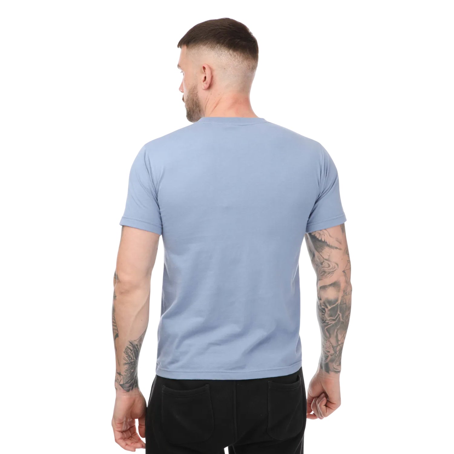 Blue - Back - One True Saxon Mens Paisley Cotton T-Shirt