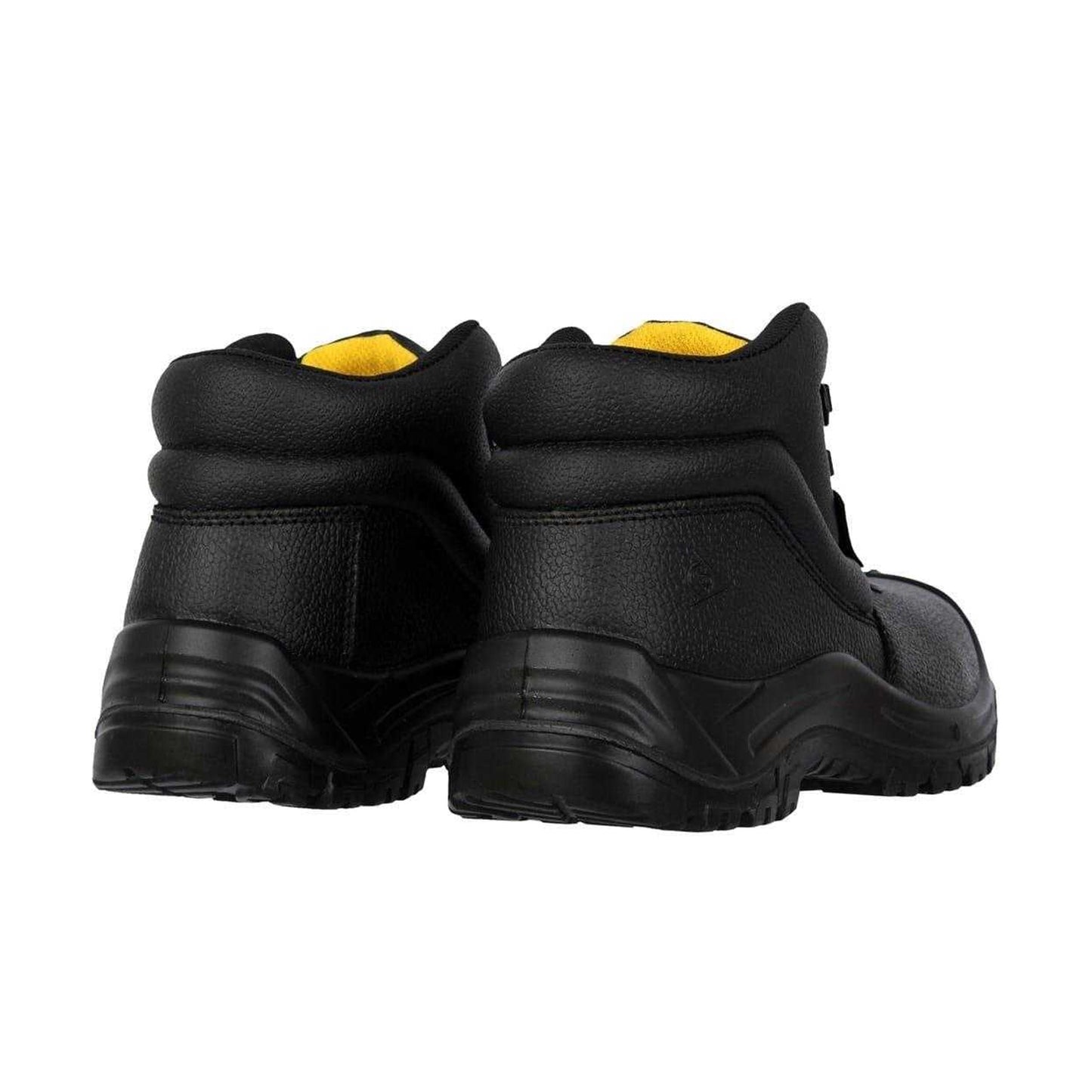 Black - Back - Dunlop Mens North Carolina Leather Safety Boots