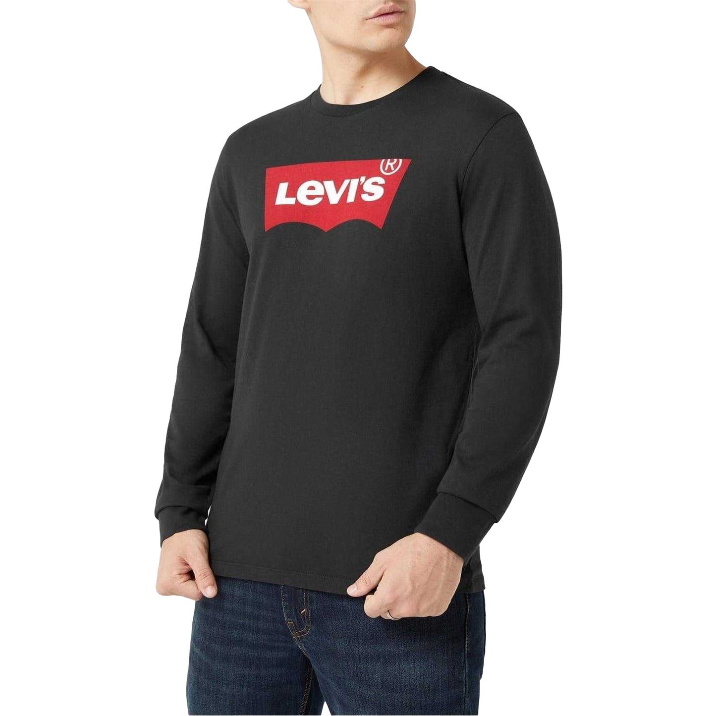 Black - Lifestyle - Levis Mens Bat Wings T-Shirt