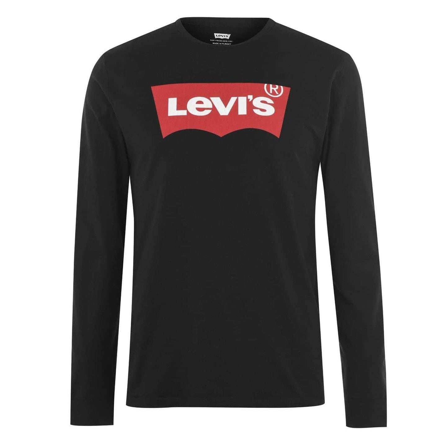 Black - Front - Levis Mens Bat Wings T-Shirt
