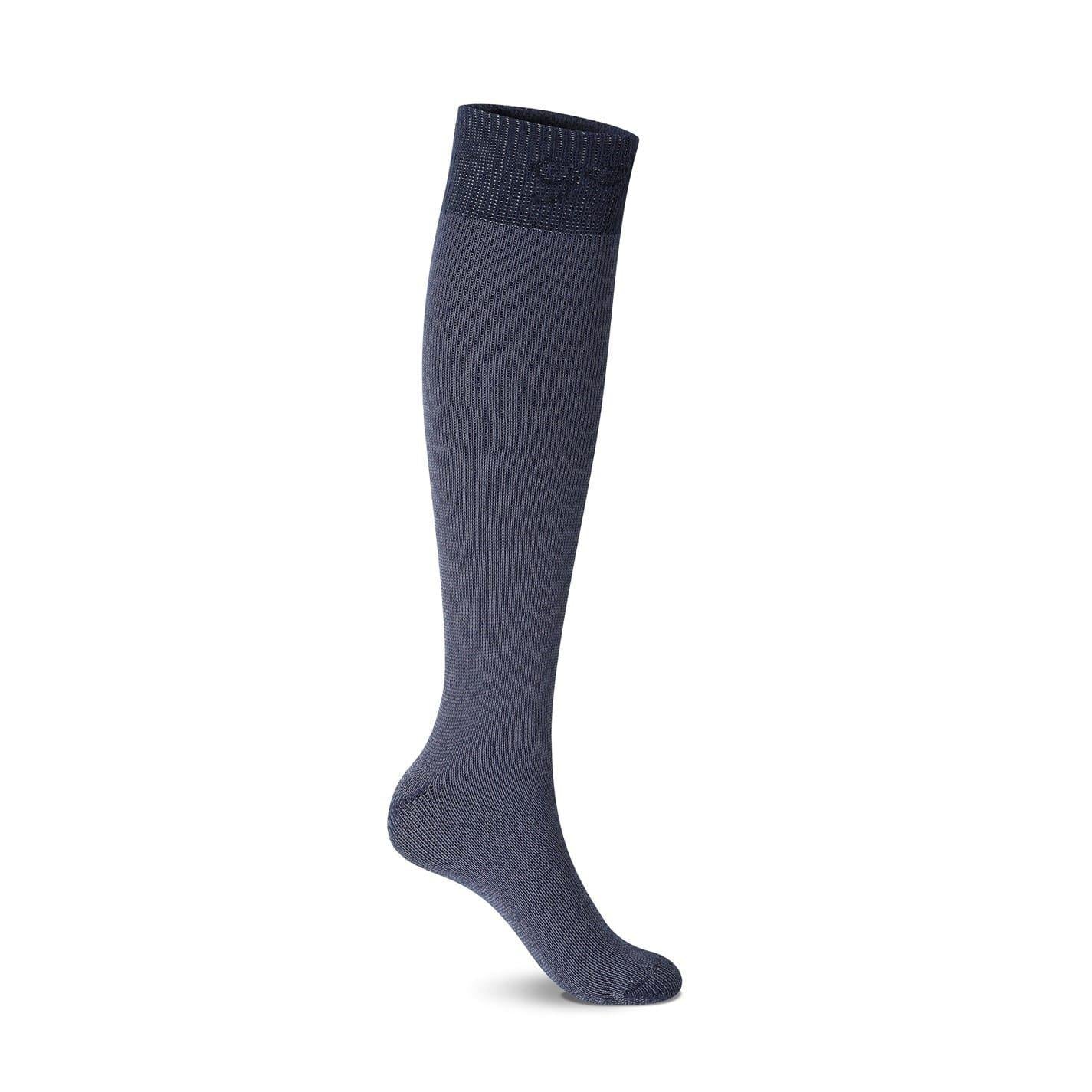 Navy - Front - Gelert Womens-Ladies Wellington Boot Socks