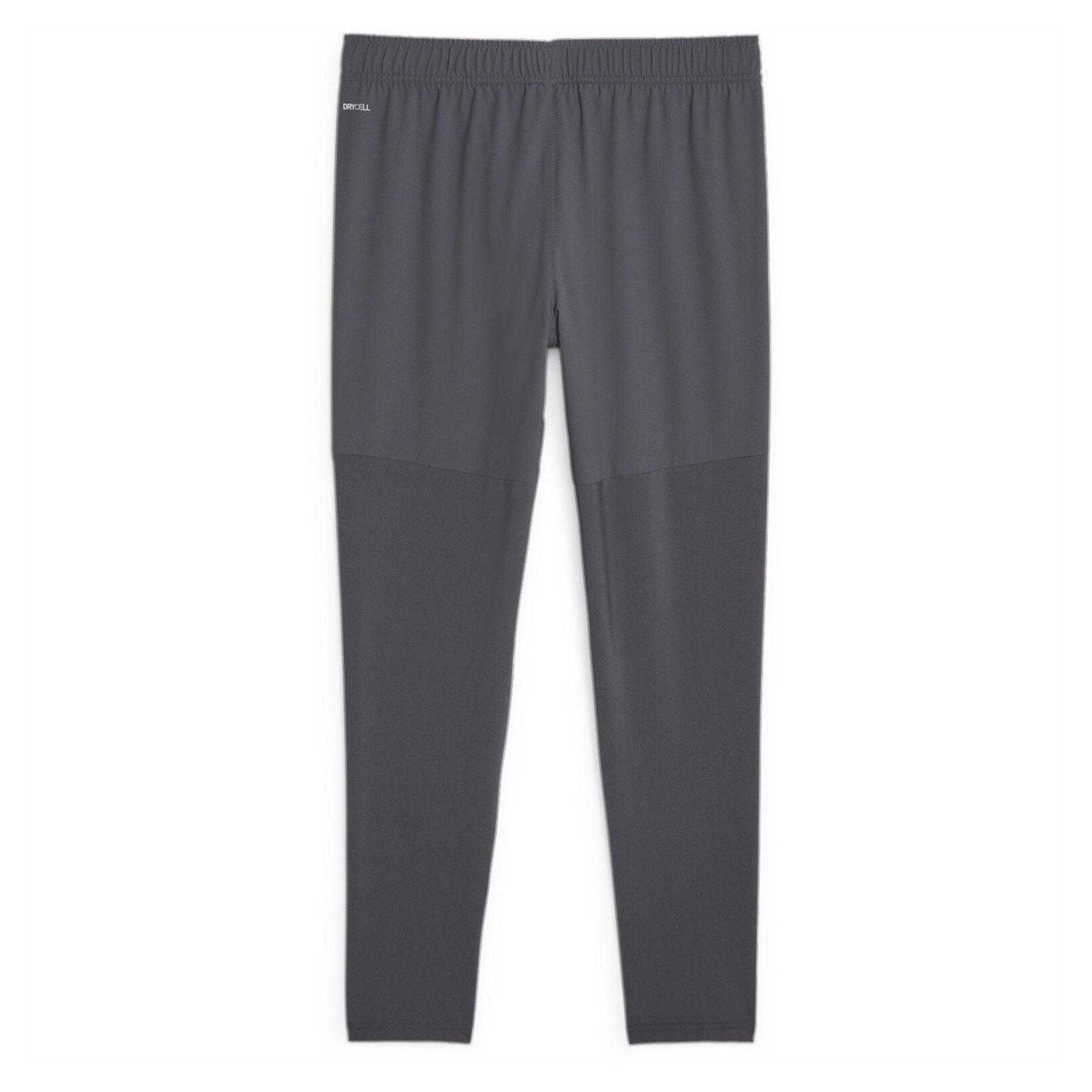 Grey - Back - Puma Womens-Ladies Manchester City FC Tapered Jogging Bottoms