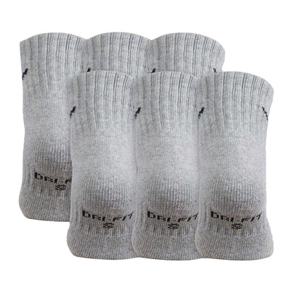 Grey - Back - Nike Childrens-Kids Quarter Socks (Pack of 6)