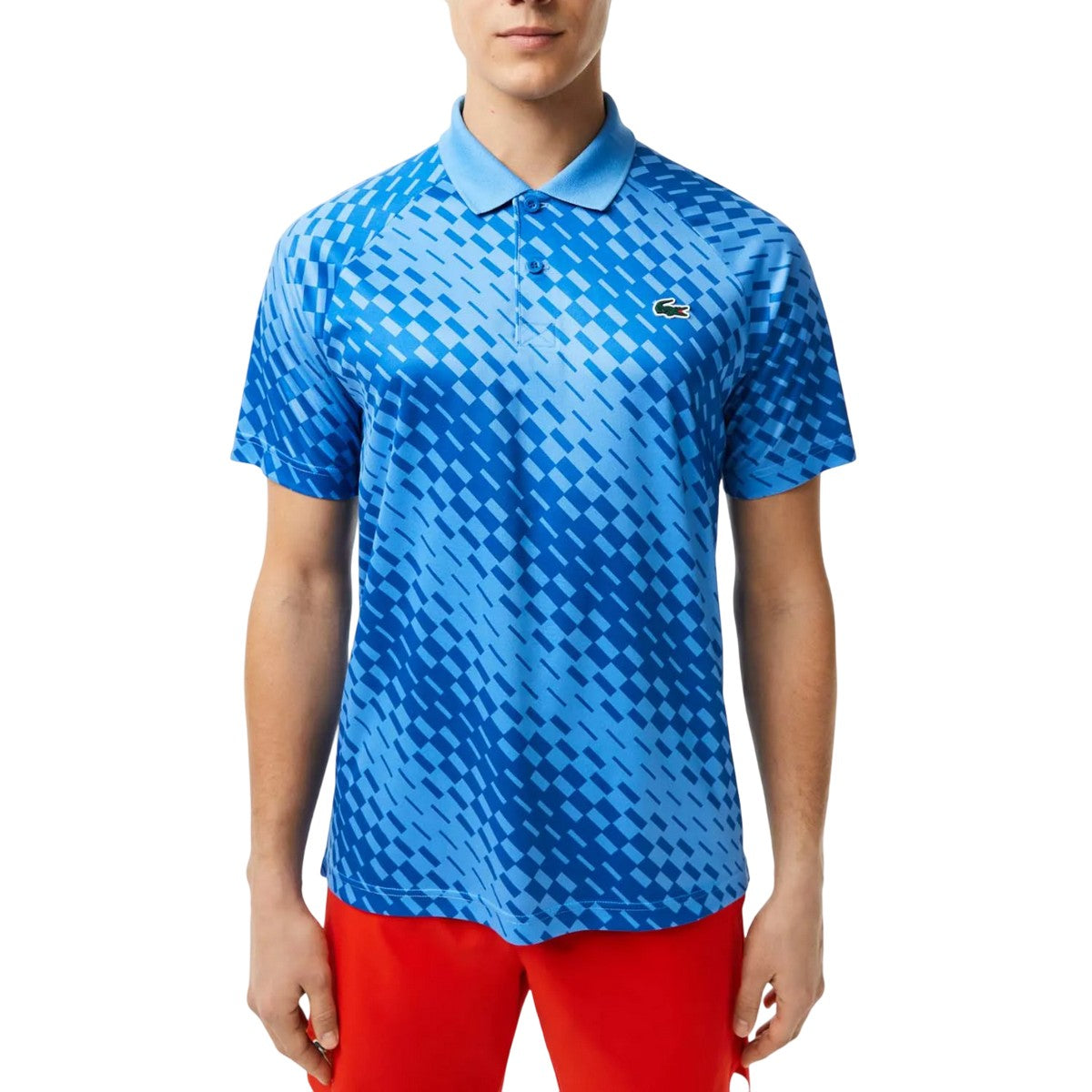 Multicoloured-Multicoloured - Pack Shot - Lacoste Mens Novak Djokovic Tennis Polo Shirt