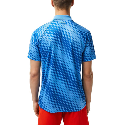 Multicoloured-Multicoloured - Back - Lacoste Mens Novak Djokovic Tennis Polo Shirt
