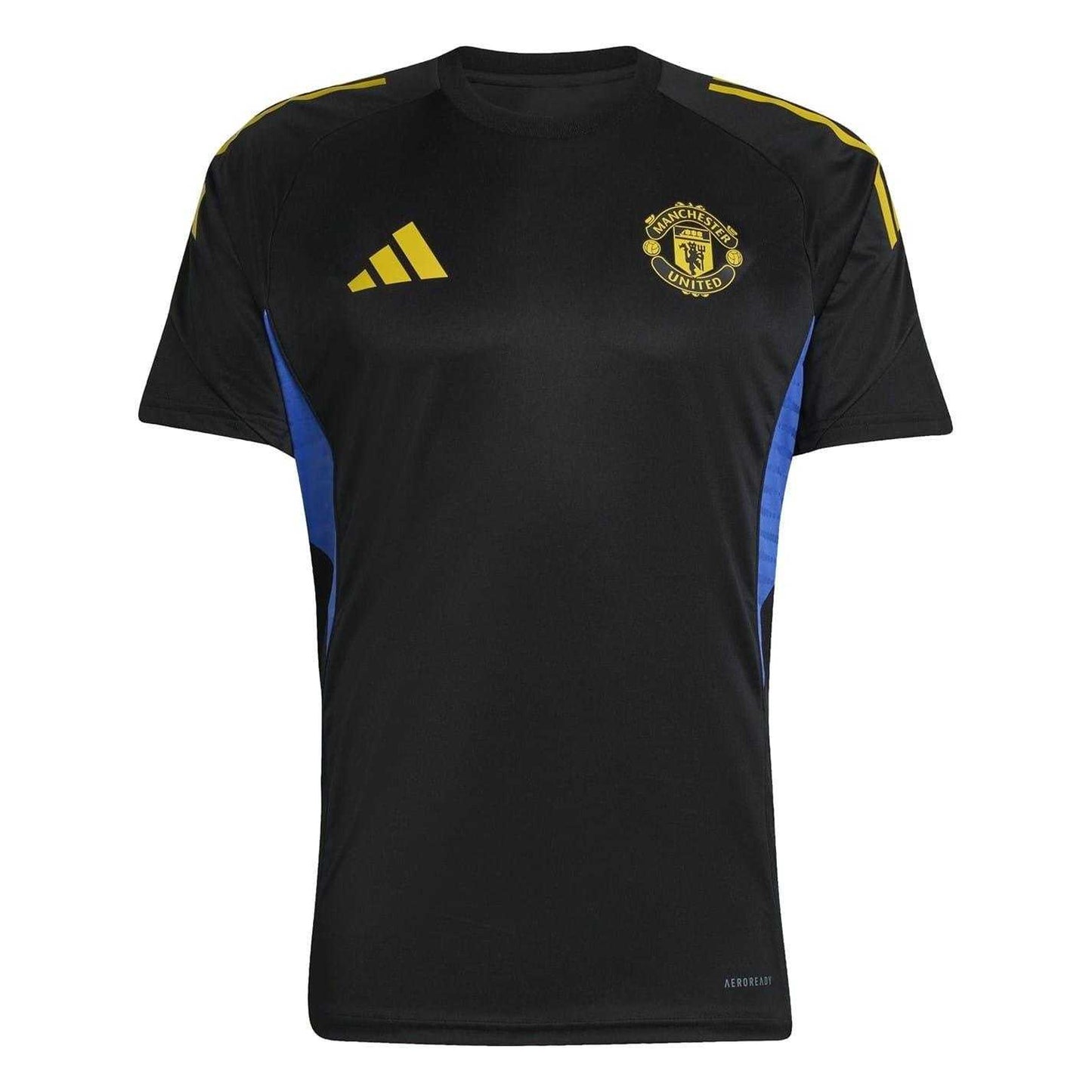 Black - Front - Adidas Unisex Adult 2025-2026 Manchester United FC Football Jersey