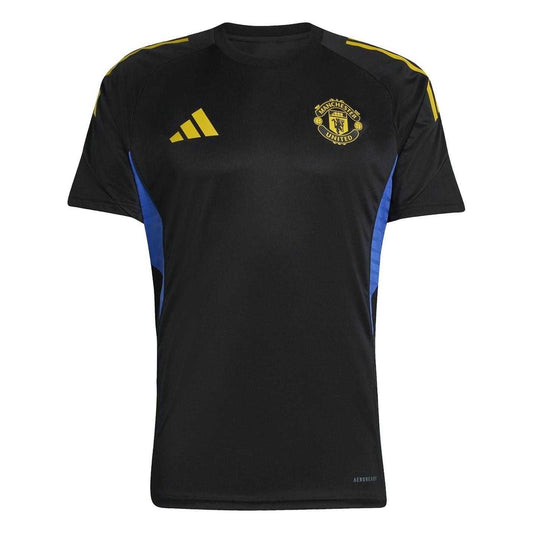 Black - Front - Adidas Unisex Adult 2025-2026 Manchester United FC Football Jersey