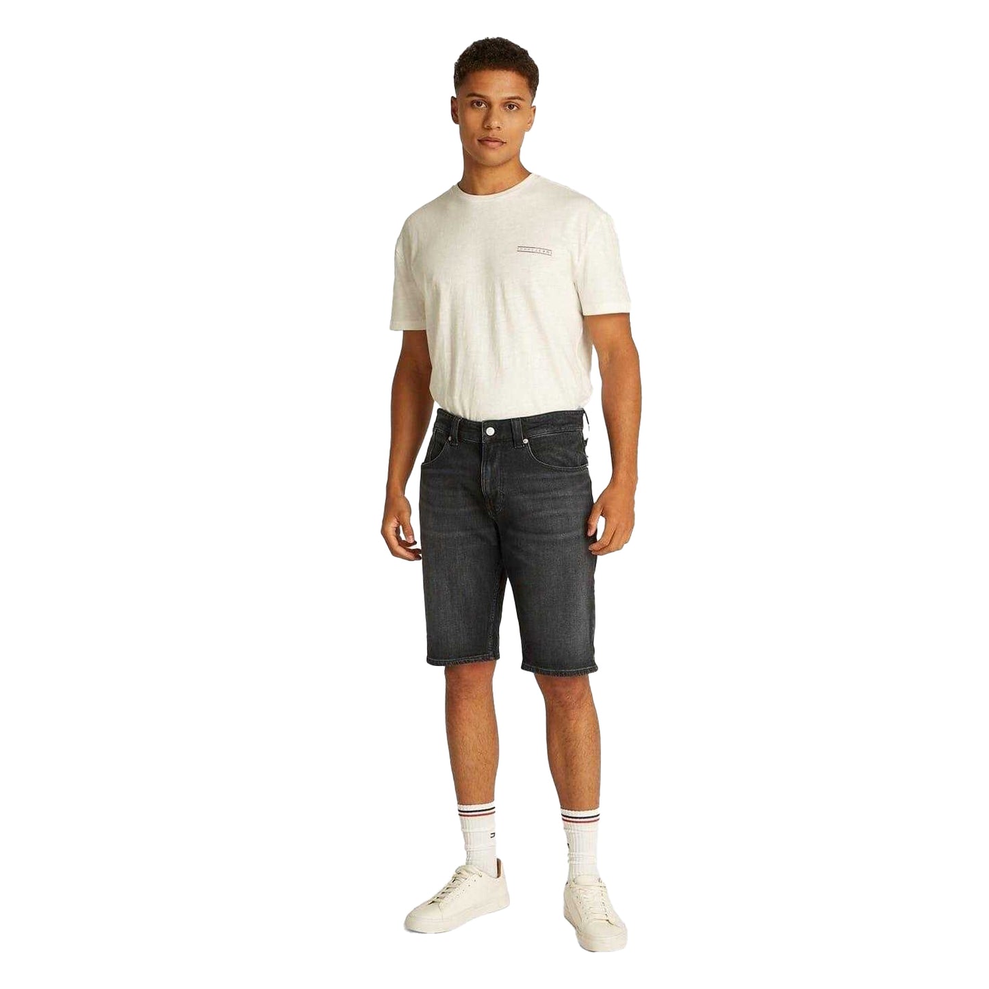 Black Denim - Lifestyle - Tommy Jeans Mens Ronnie Denim Shorts