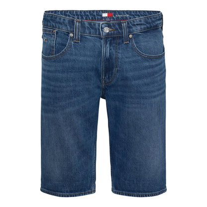Dark Denim - Front - Tommy Jeans Mens Ronnie Denim Shorts