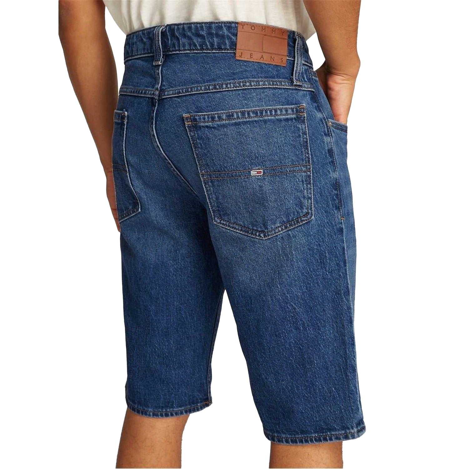 Dark Denim - Lifestyle - Tommy Jeans Mens Ronnie Denim Shorts