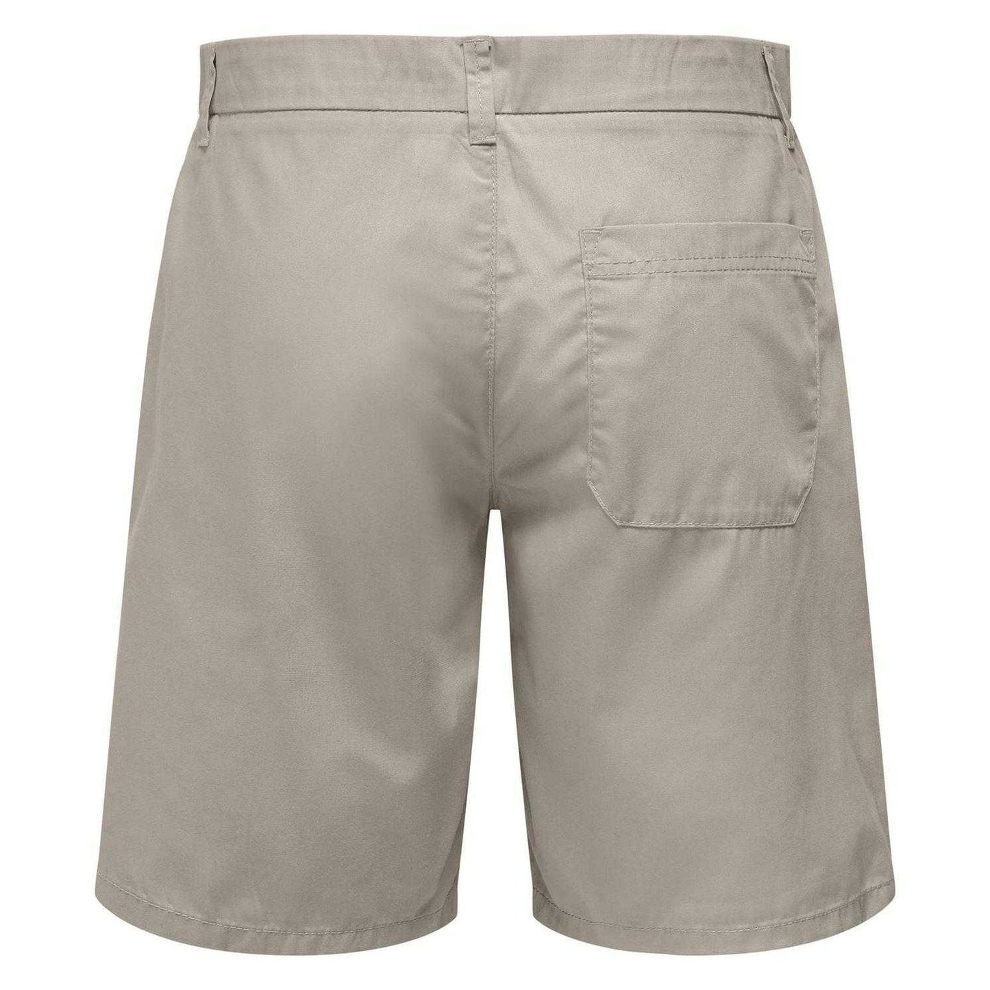 Silver - Back - Only and Sons Mens Chino Shorts