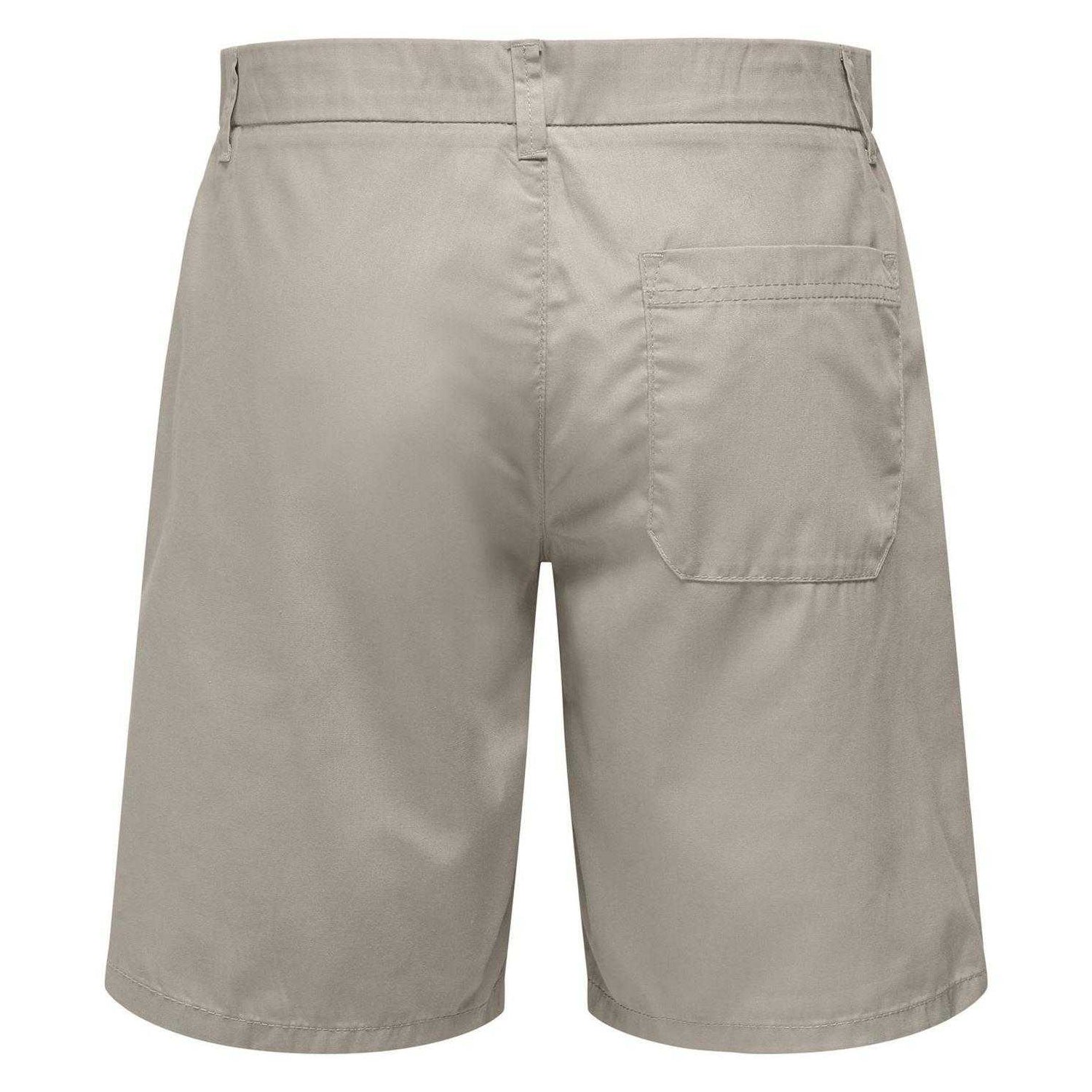 Silver - Back - Only and Sons Mens Chino Shorts