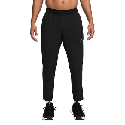 Black-White - Front - Nike Mens Pro Dri-FIT Jogging Bottoms