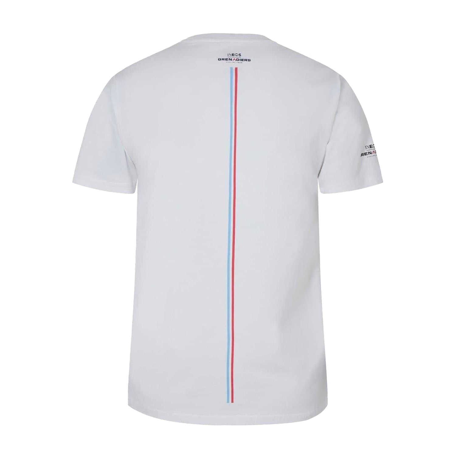 Brilliant White - Back - Castore Mens Grenadiers Tour Logo Regular T-Shirt