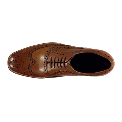 Tan - Back - Firetrap Mens Blackseal Somerset Leather Brogues
