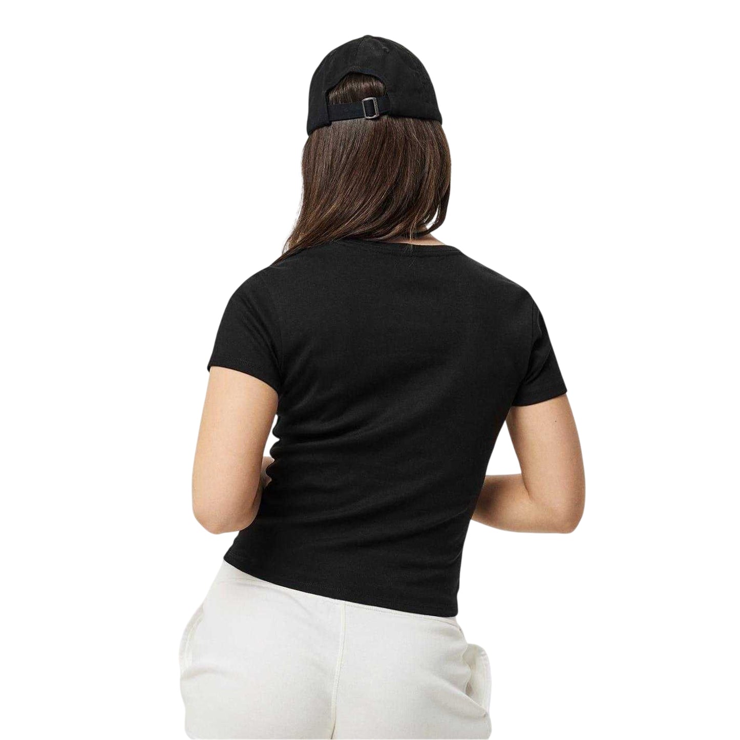 Black - Back - Jack Wills Womens-Ladies Cotton T-Shirt