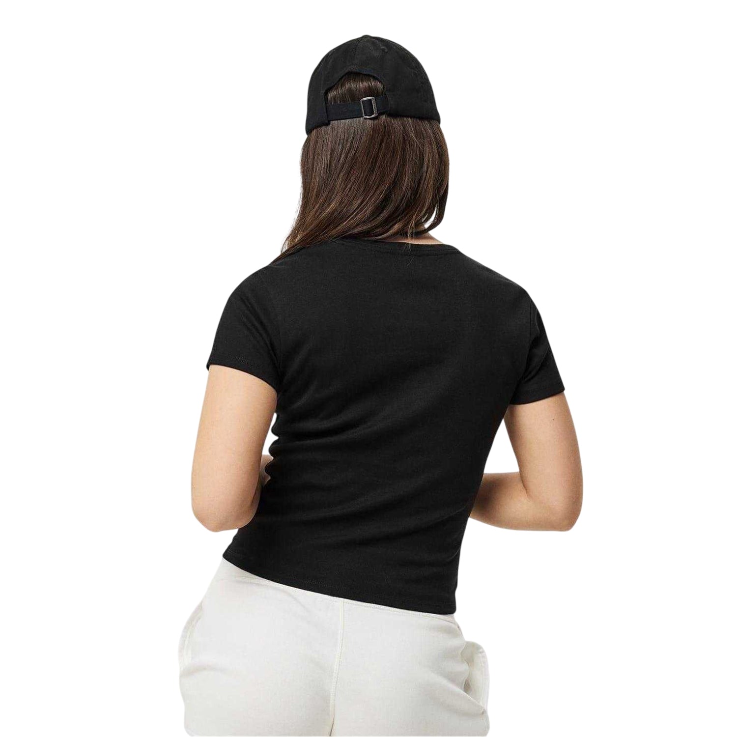 Black - Back - Jack Wills Womens-Ladies Cotton T-Shirt