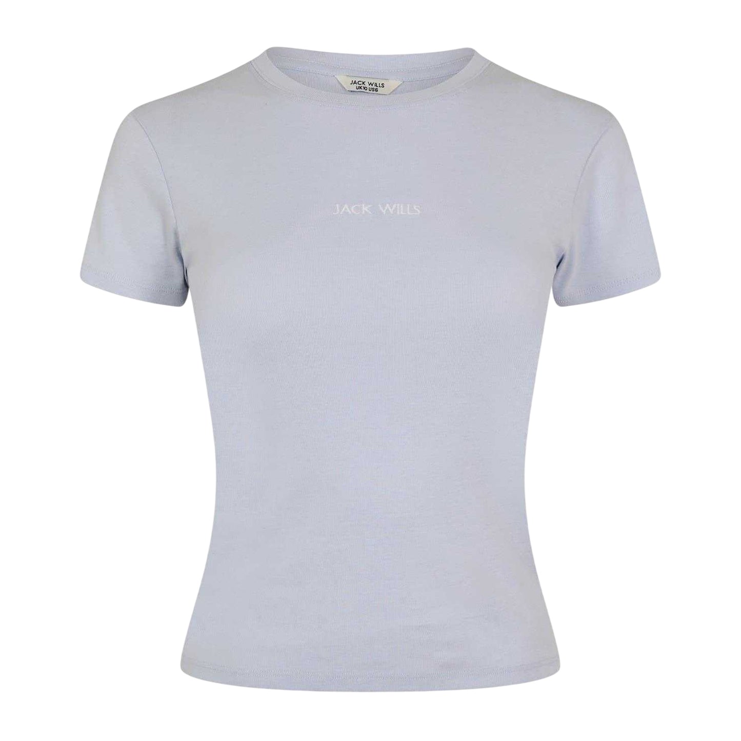 Ice Blue - Front - Jack Wills Womens-Ladies Cotton T-Shirt