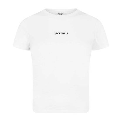 White - Front - Jack Wills Womens-Ladies Cotton T-Shirt