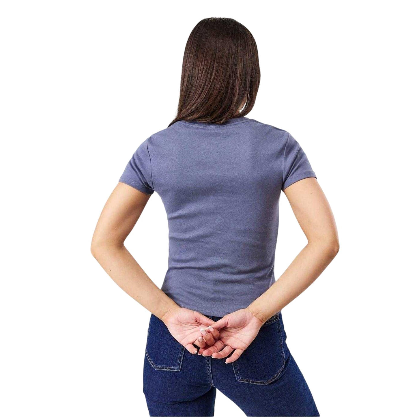 Dusky Blue - Back - Jack Wills Womens-Ladies Cotton T-Shirt