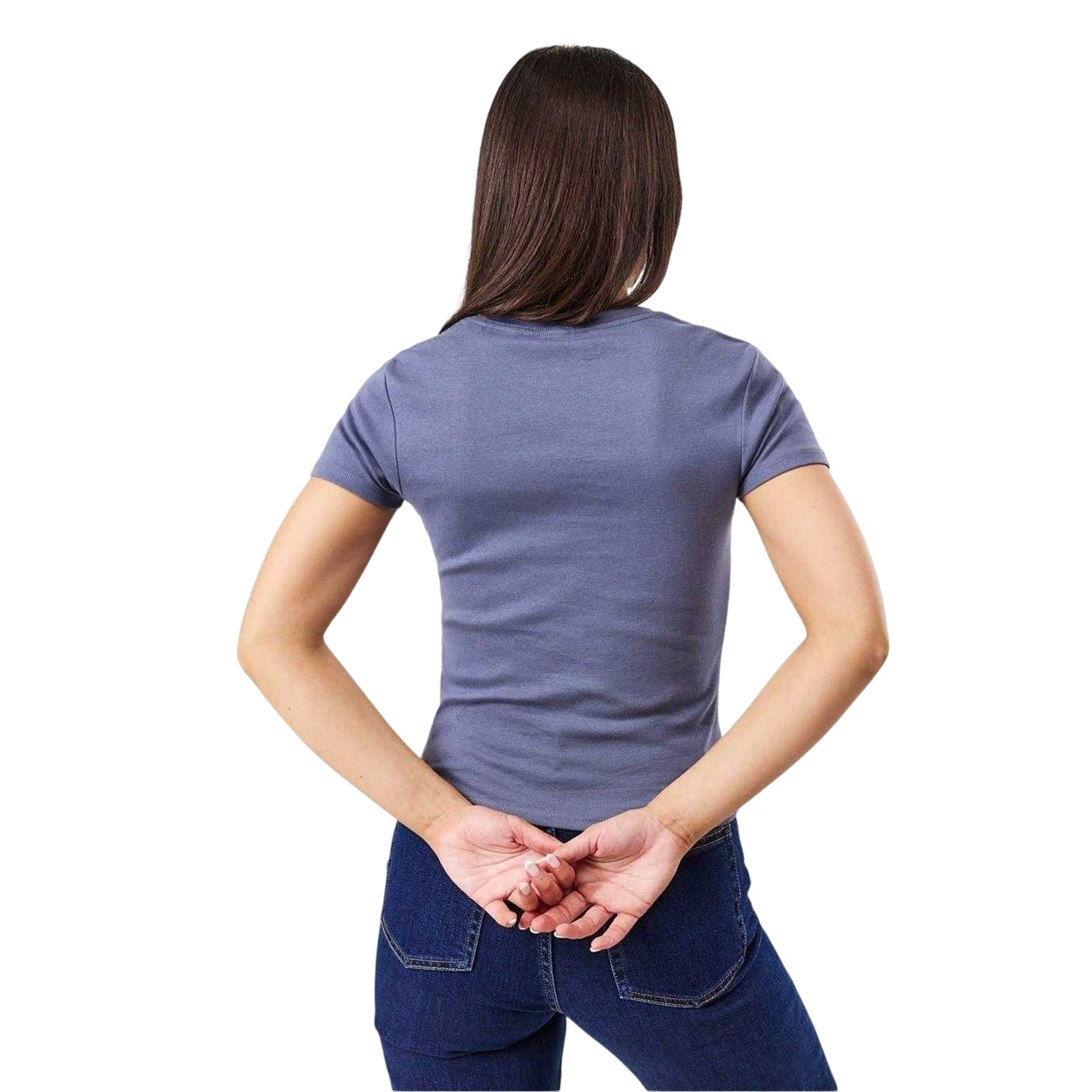 Dusky Blue - Back - Jack Wills Womens-Ladies Cotton T-Shirt