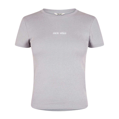 Haze - Front - Jack Wills Womens-Ladies Cotton T-Shirt