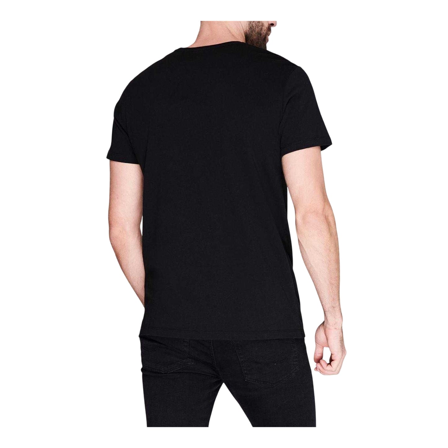 Black - Back - Timberland Mens Logo T-Shirt