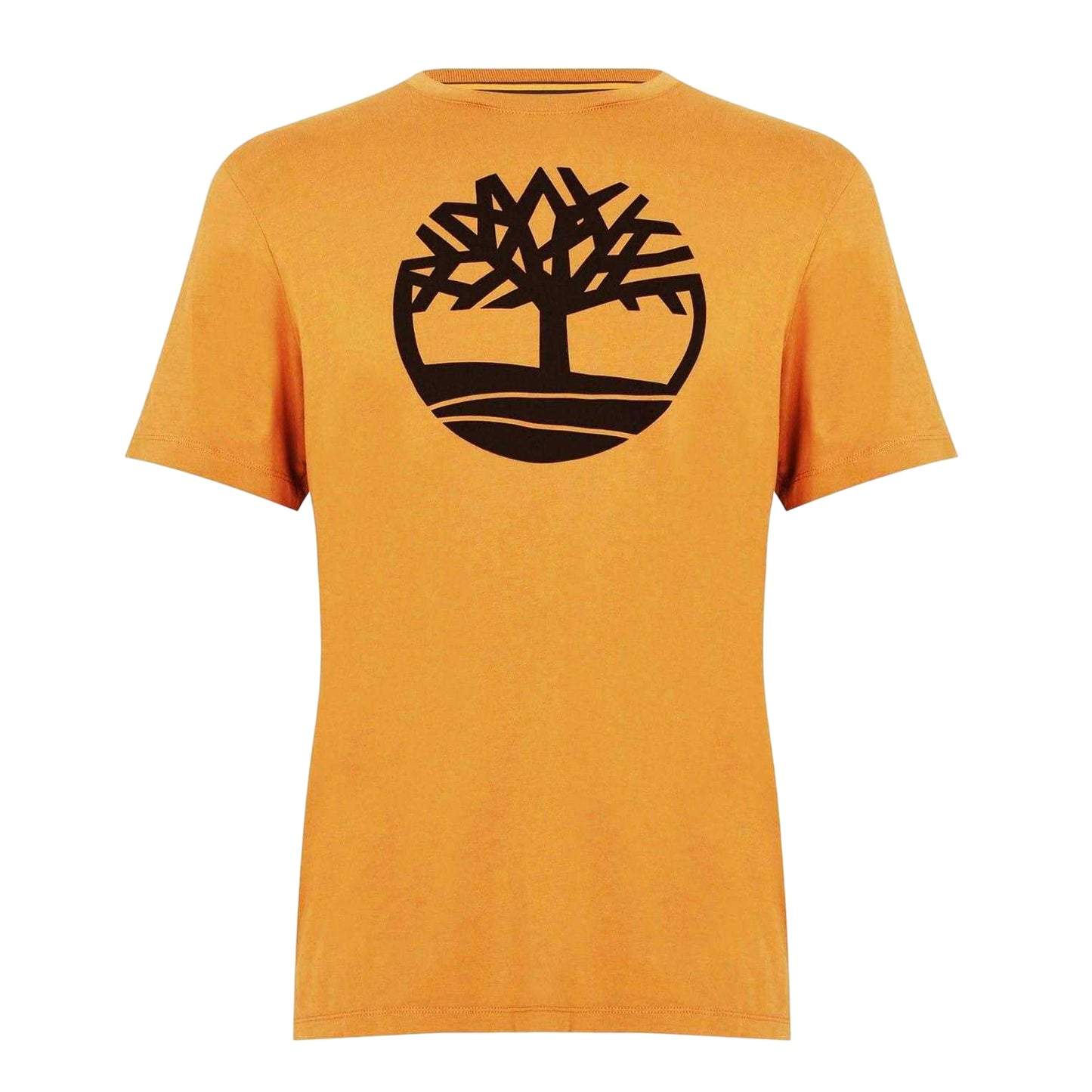 Brown - Front - Timberland Mens Logo T-Shirt