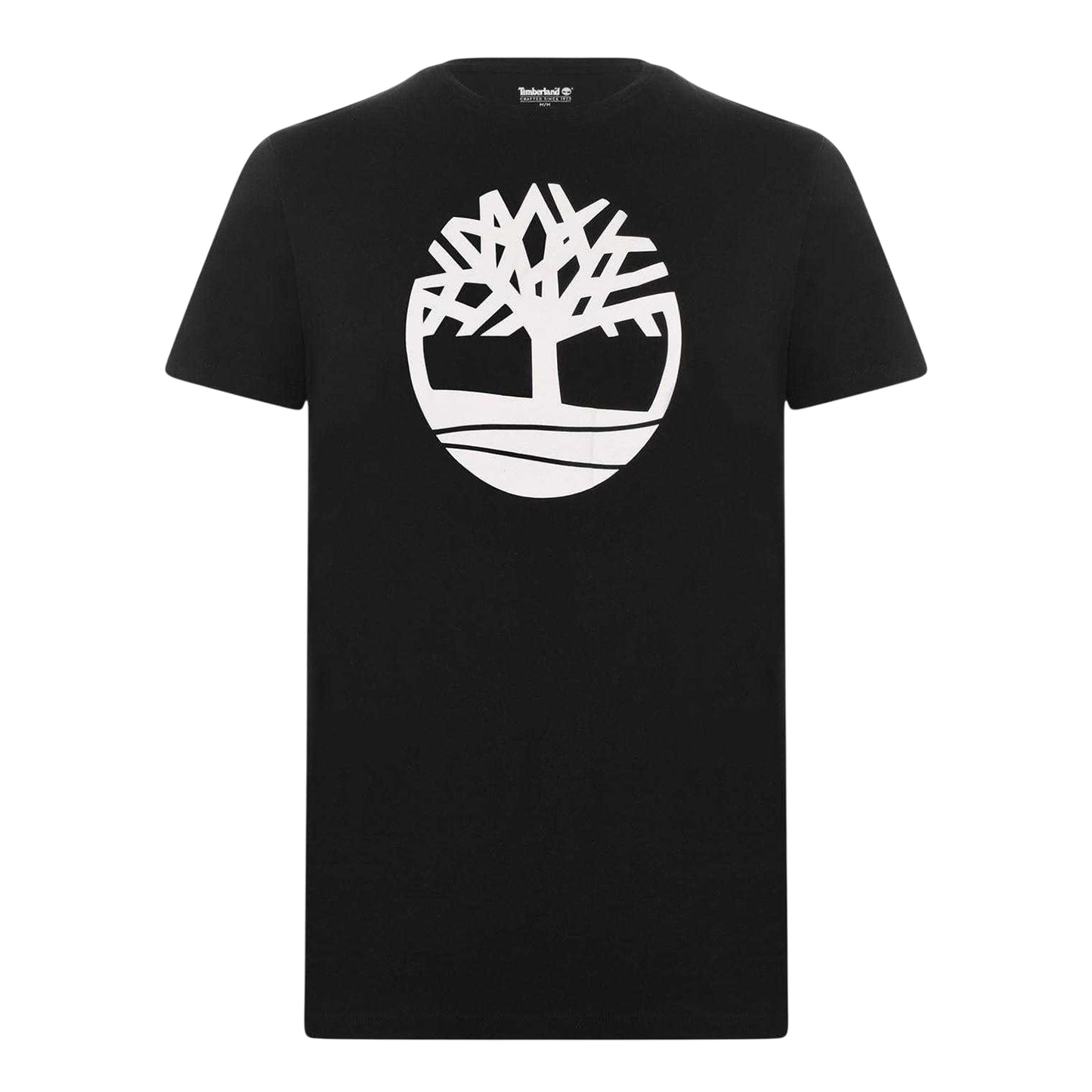Black - Front - Timberland Mens Logo T-Shirt