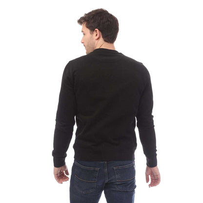 Black-White - Back - Belstaff Mens Signature Relaxed Fit Sweatshirt