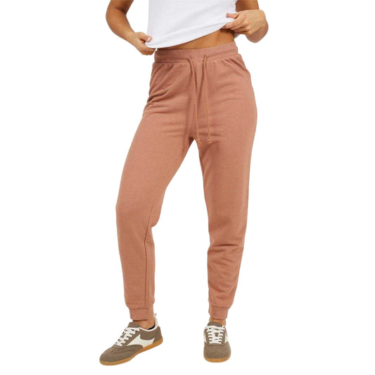 Taupe - Front - Brave Soul Womens-Ladies Skinny Jogging Bottoms