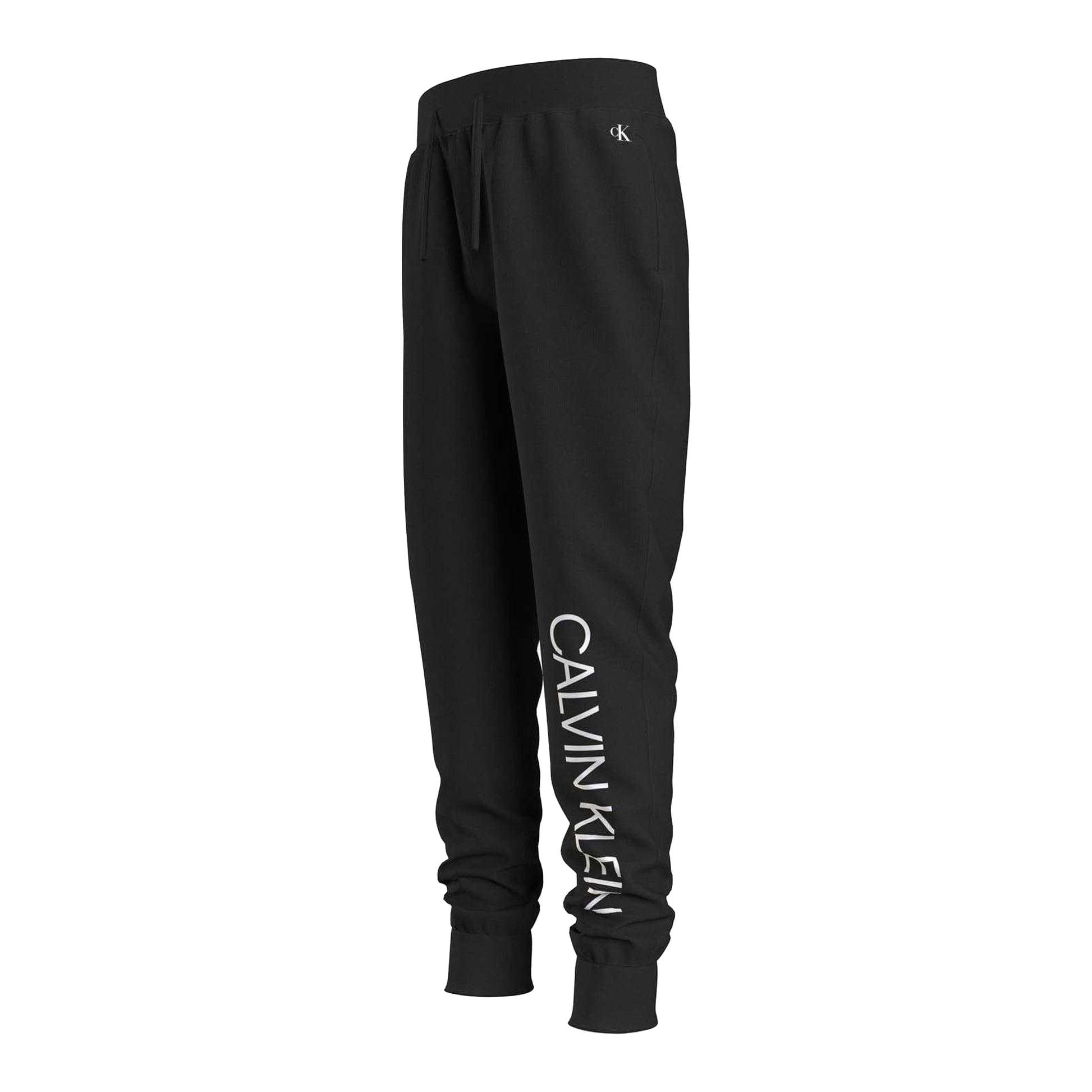 Black - Side - Calvin Klein Boys Institutional Jogging Bottoms