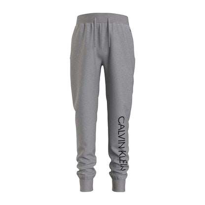 Grey - Front - Calvin Klein Boys Institutional Jogging Bottoms