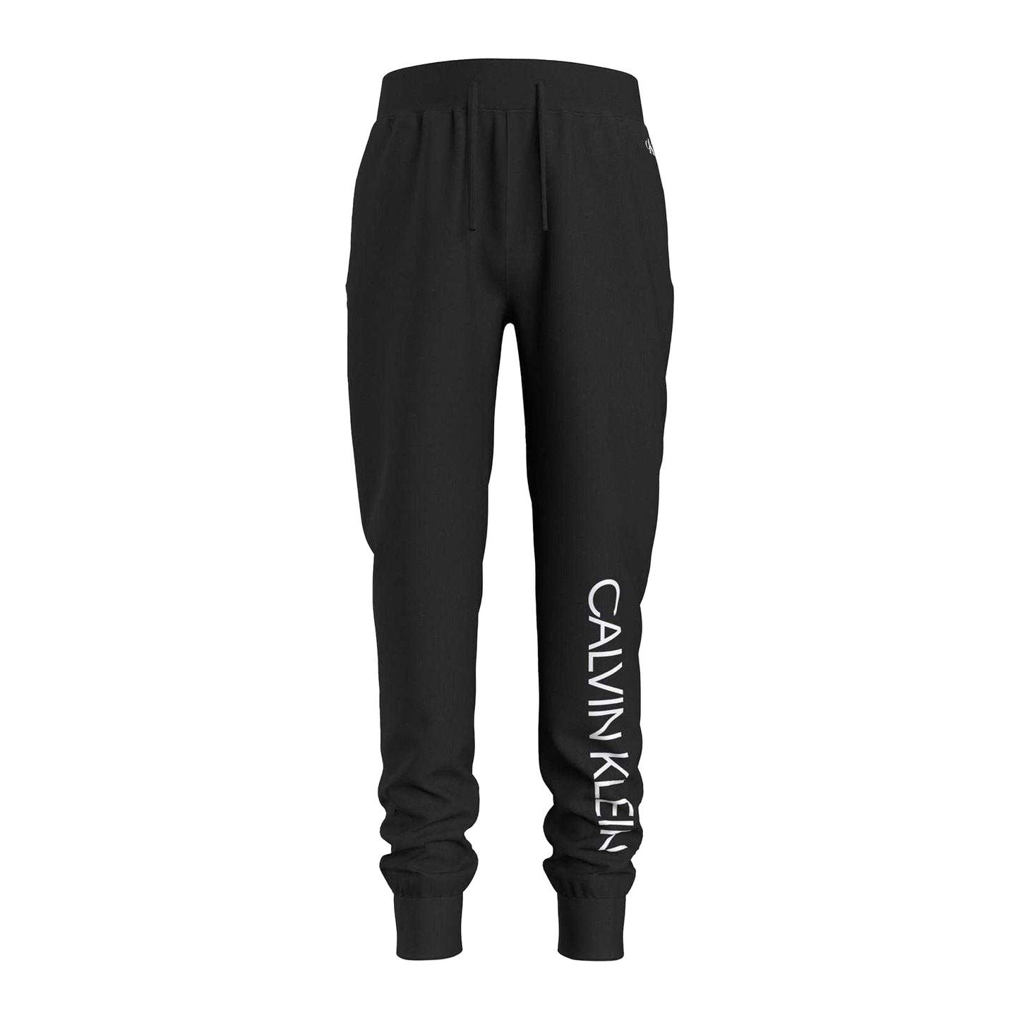 Black - Front - Calvin Klein Boys Institutional Jogging Bottoms