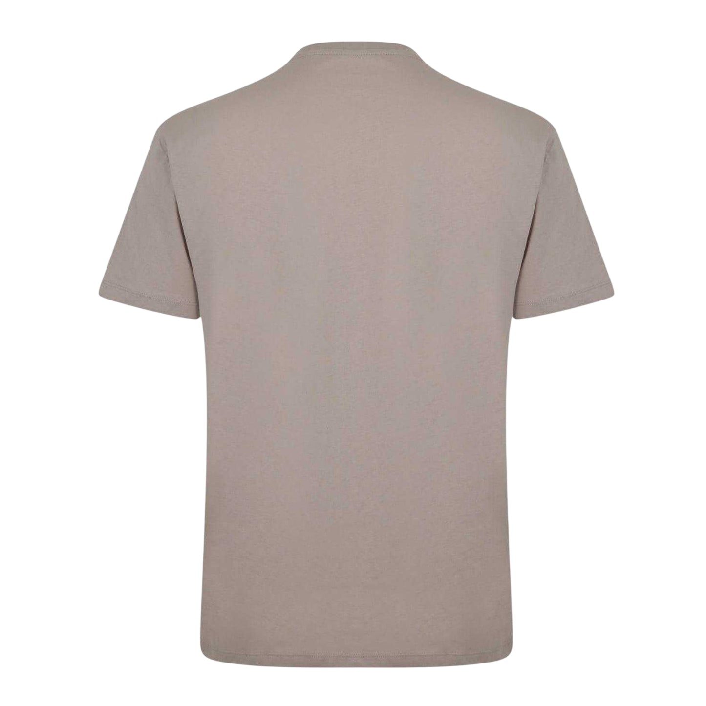 Beige - Back - Armani Exchange Mens Logo Cotton T-Shirt