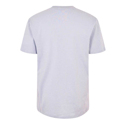 Lilac - Back - Armani Exchange Mens Logo Cotton T-Shirt