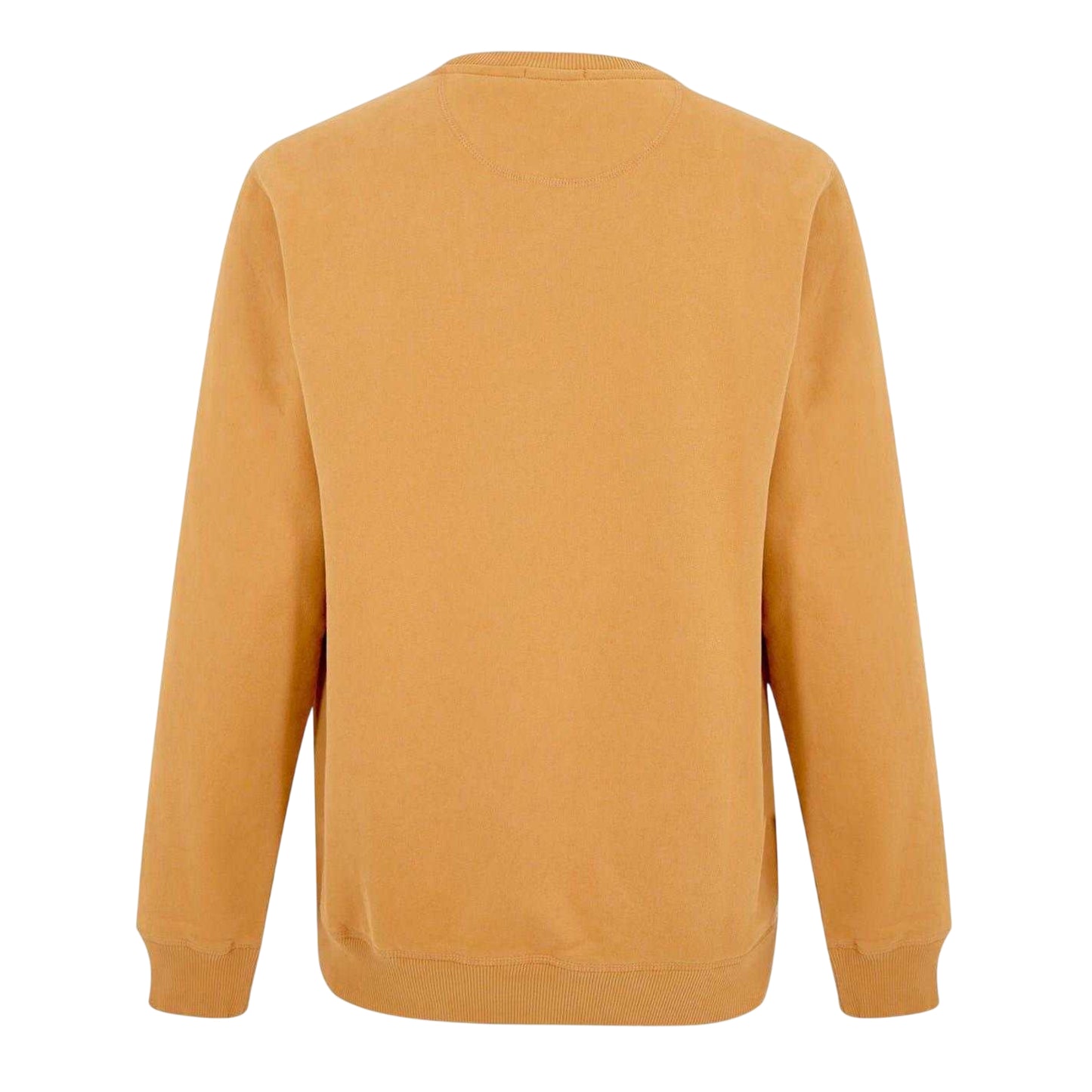 Wheat - Back - Timberland Mens Heritage Cotton Blend Crew Neck Regular Sweatshirt