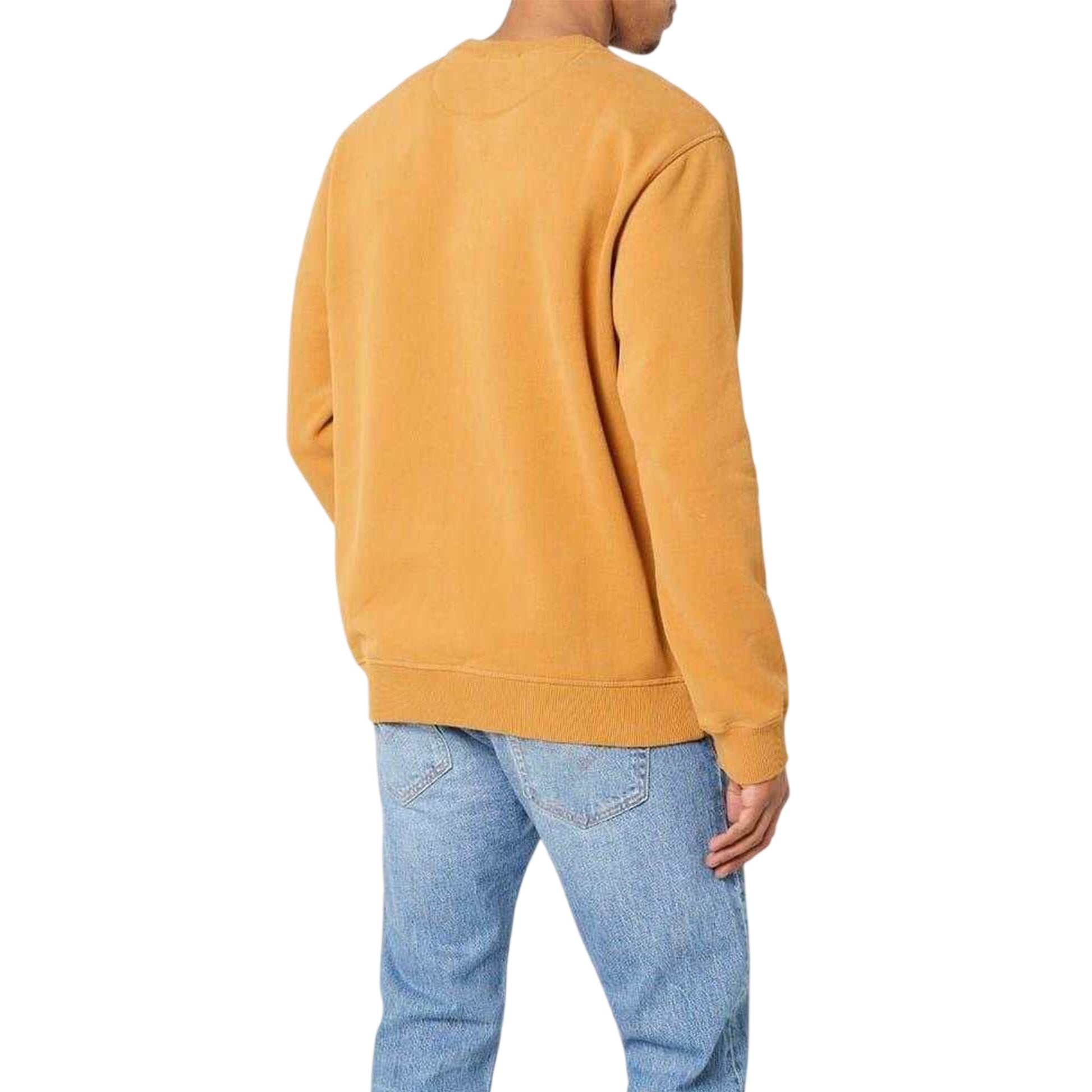 Wheat - Lifestyle - Timberland Mens Heritage Cotton Blend Crew Neck Regular Sweatshirt