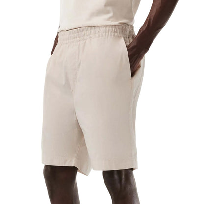 Grey - Pack Shot - Lacoste Mens Organic Cotton Shorts