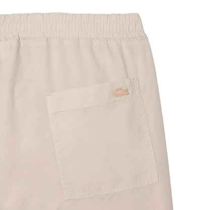 Grey - Side - Lacoste Mens Organic Cotton Shorts