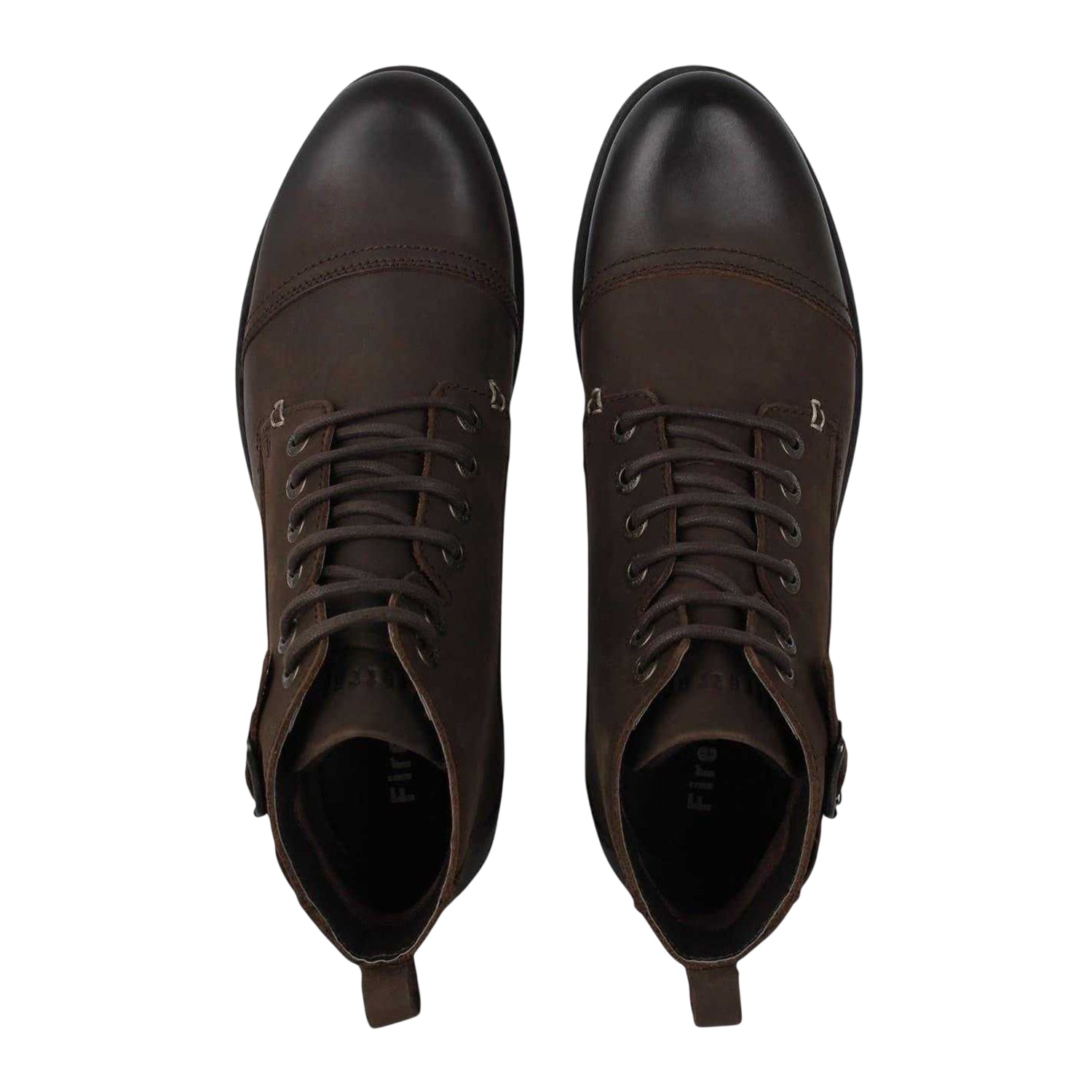 Brown - Lifestyle - Firetrap Mens Webb Buckle Detail Boots