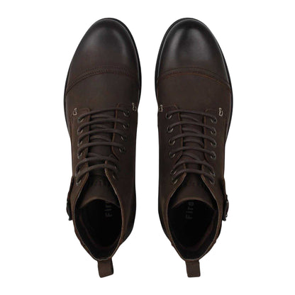 Brown - Lifestyle - Firetrap Mens Webb Buckle Detail Boots
