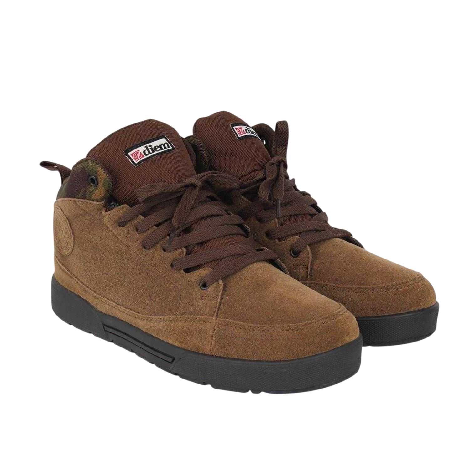 Brown - Pack Shot - Diem Mens Waterproof Shoes